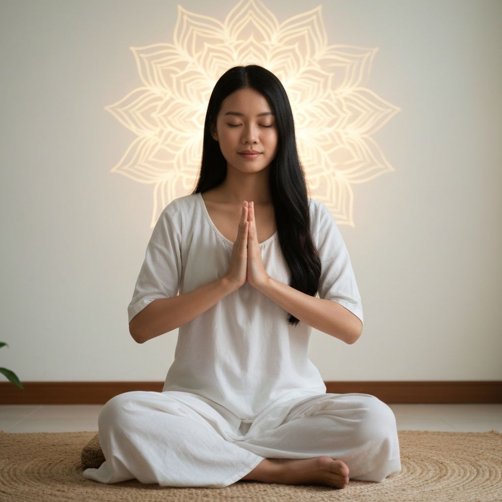 AI-generated spiritual portrait